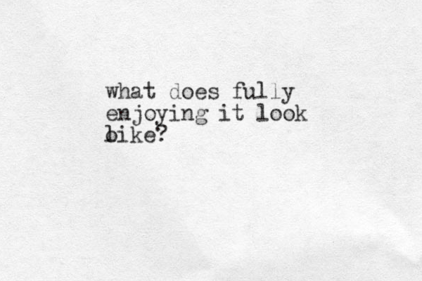 what does fully enjoying it look oike l ? 