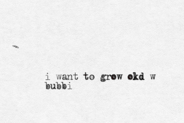 i want to grow okd ld w bubbi 