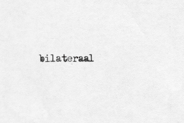 bilateraal
