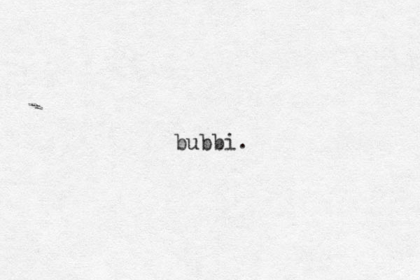 bubbi.