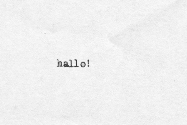 hallo! 