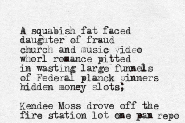 A squabish fat faced daughter of fraud church and music video whorl romance pitted in wasting large funnels of Federal planck pinners hidden money slots; Kendee Moss drove off the fire station lot one pan repo 