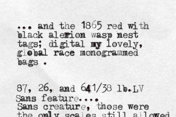 ... and the 1865 red with black alerion wasp nest tags; digital my lovely, global race monogrammed bags . 87, 26, and 641/38 lb.LV Sans creature, those were the only scales still allowed Sans feature.... 
