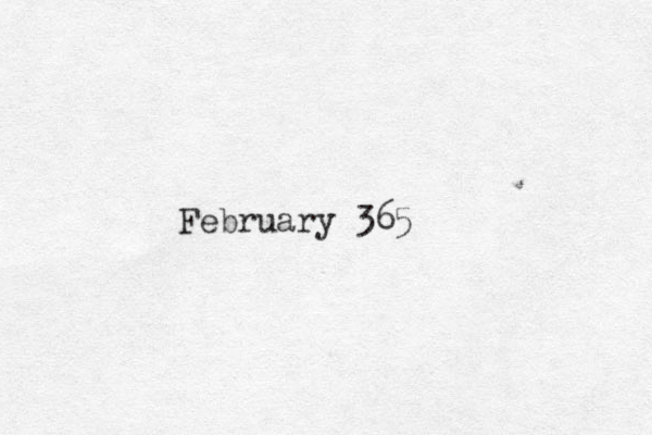 February 365 
