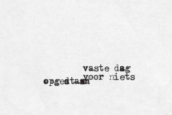 vaste dsg a voor niets opgedtasn s