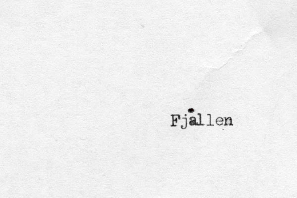 Fjallen . .