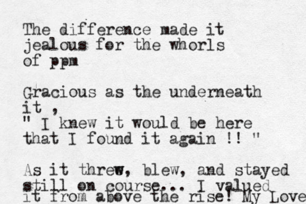 The difference made it jealous for the whorls of ppm Gracious as the underneath it , " I knew it would be here that I found it again !! " As it three w w, blew, and stayed still on course... I valued it from above the rise! My Love 