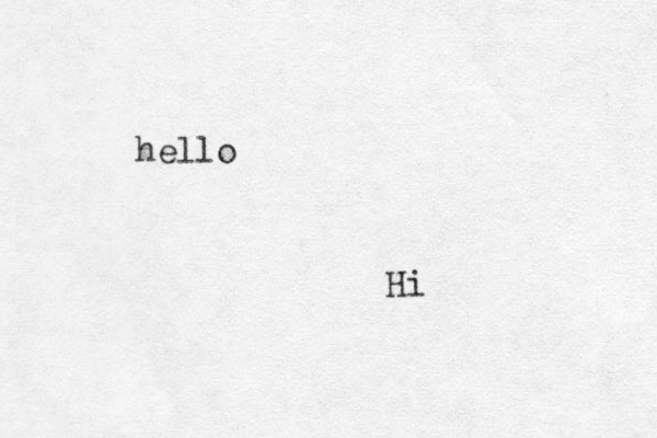 hello Hi