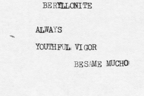 BE ALWAYS SAME YOU TH FUL VIGOR RYLLONITE BE MUCHO 