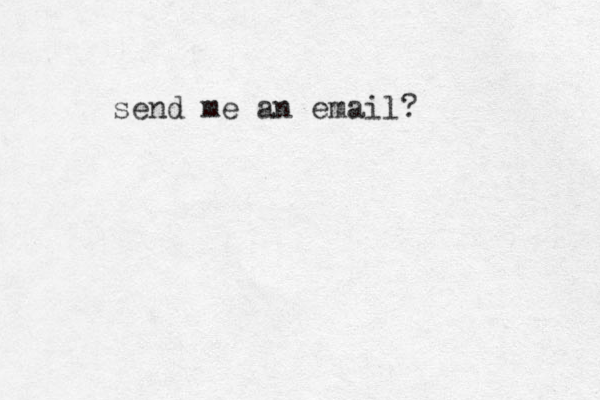 send me an email?