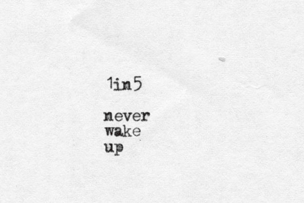 1in5 never wake up