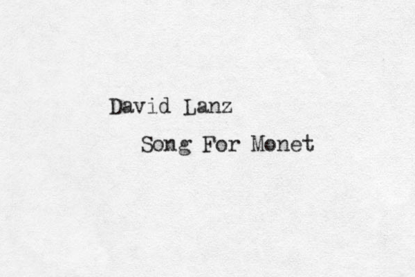 David Lanz Song For Monet 
