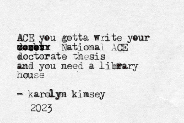 ACE you gotta write your docot ccccc zzzxxx vvvbvv National ACE doctorate thesis and you need a library house - karolyn kimsey 2023