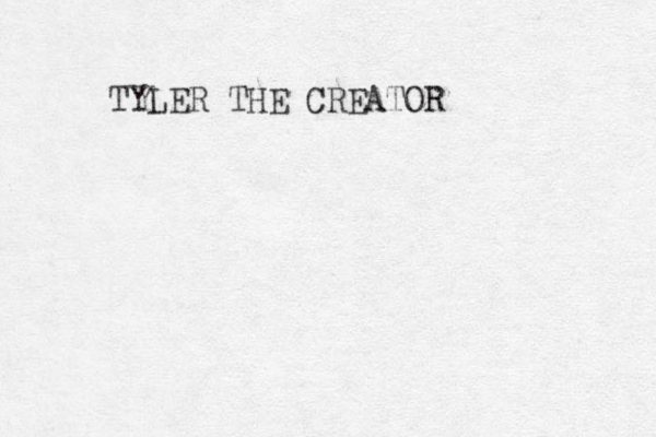 TYLER THE CREATOR 