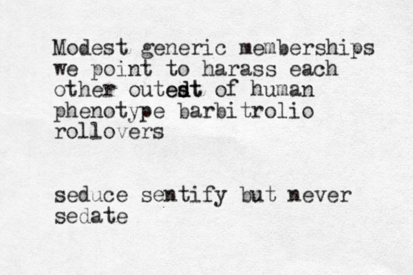 Modest generic memberships we point to harass each other outedt s s d st e of human phenotype barbitrolio rollovers seduce sentify but never sedate 