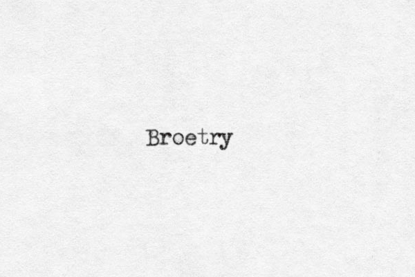Broetry