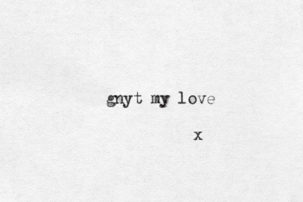 gnyt my love x