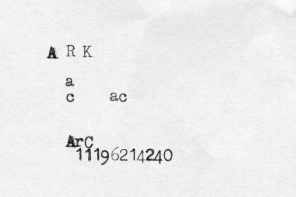 Am R K a c ac ArC 11196214240