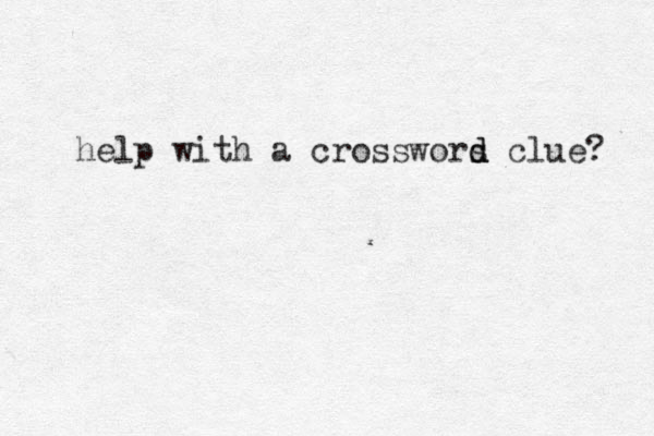 help with a crosswors d d d clue? 