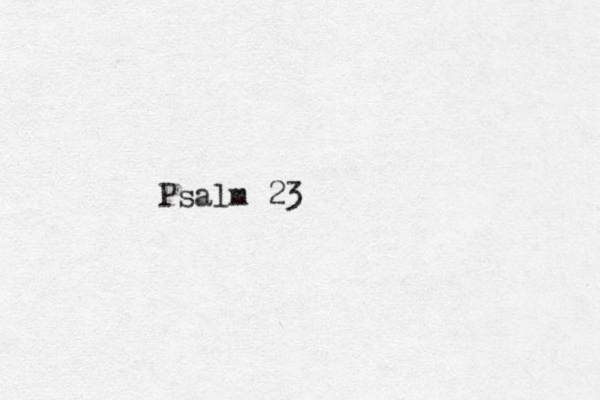 Psalm 23
