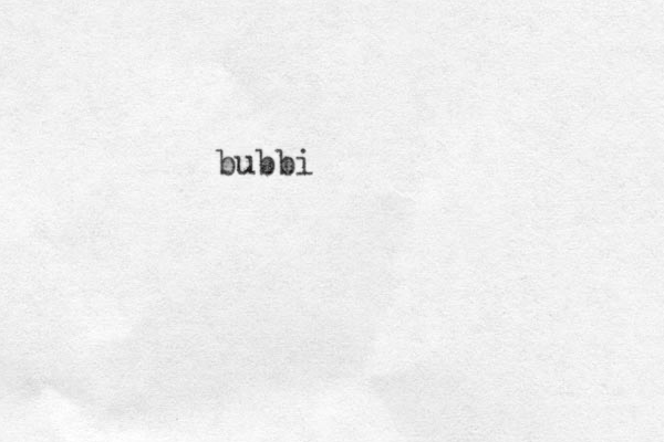 bubbi