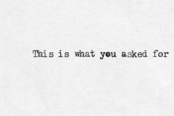 This is what you asked for 