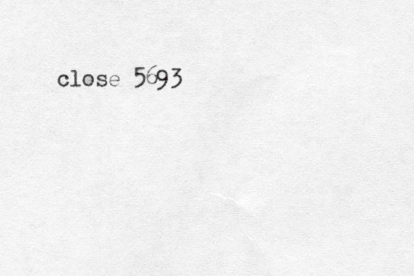 close 5693