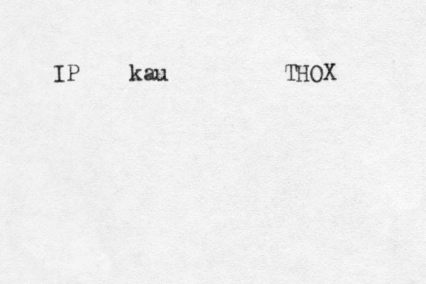 IP kau THOX