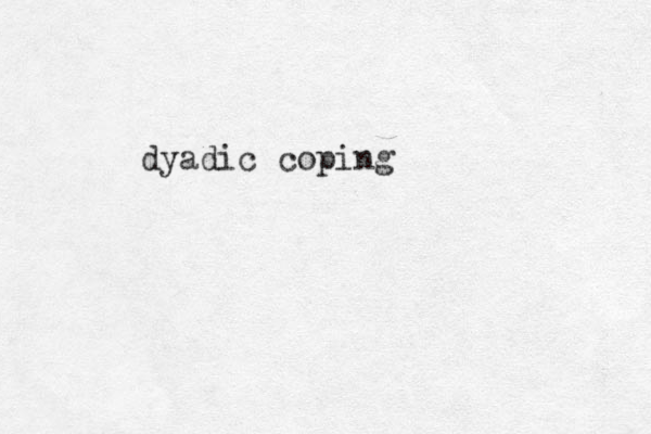 dyadic coping