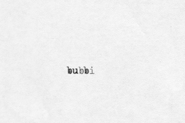 bubbi