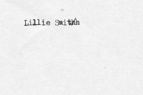 Lillie Smith /h