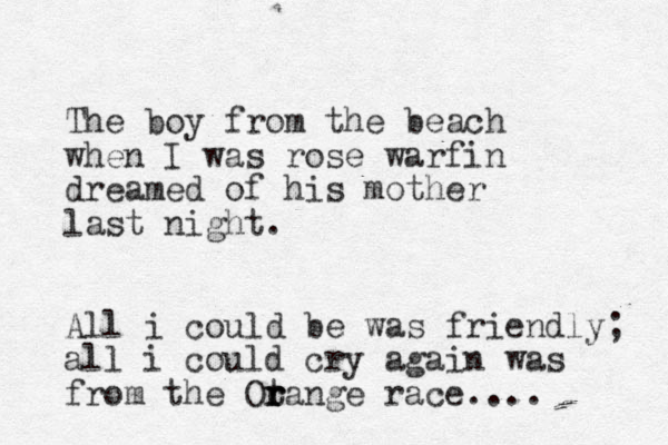 The boy from the beach when I was rose warfin dreamed of his mother last night. All i could be was friendly; all i could cry again was from the Ot r r range race....