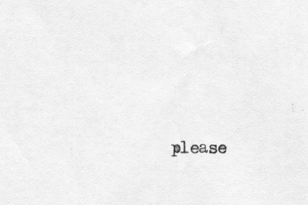 please