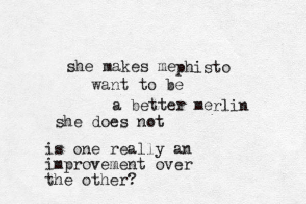 she makes me want to be a better me phisto rlin is one really an improvement over the other? she does not