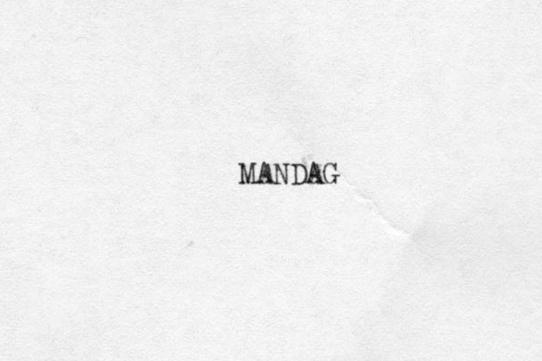 MANDAG