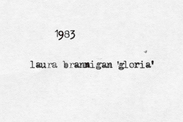 1983 laura brannigan gloria ' ' 