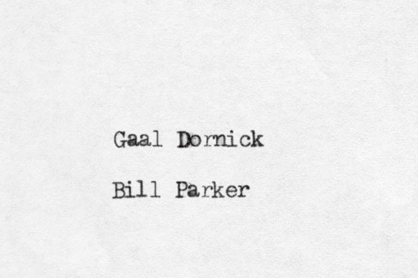 Gaal Dornick Bill Parker