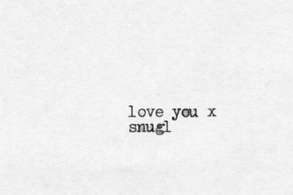 love you x snugl