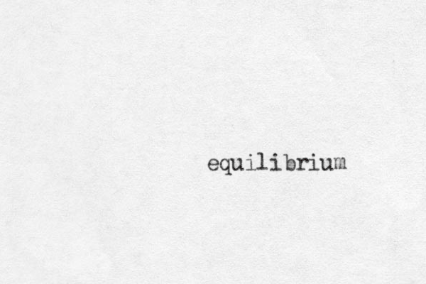 equilibrium 