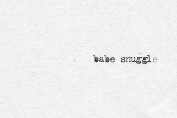 babe snuggle 
