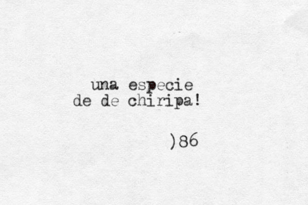 una especie de de chiripa! )86 