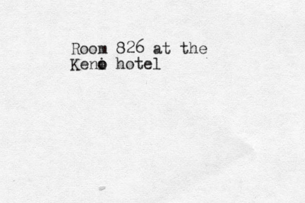 Room 826 at the Keni o o hotel