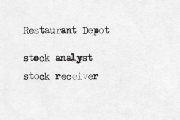 Restaurant Depot stock analyst stock receiver