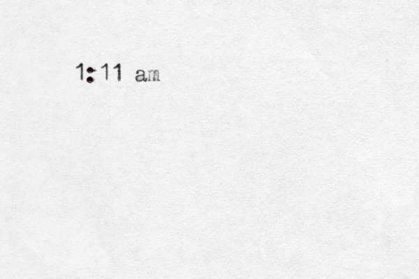1:11 am 