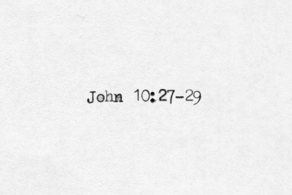 John 10:27-29