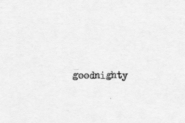 goodnight y