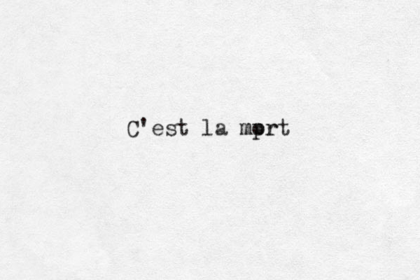 C'est la mpr mort
