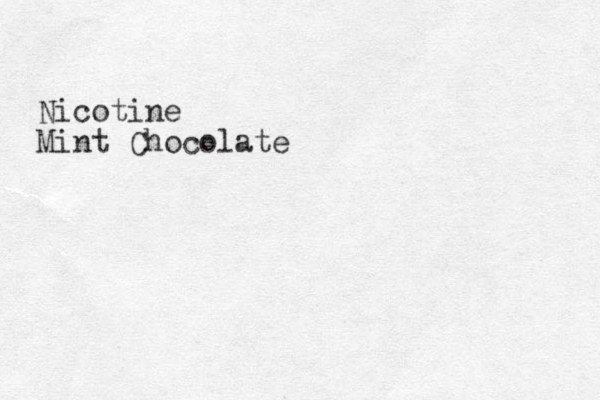 Nicotine Mint Chocolate 