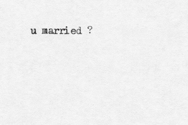 u married ?