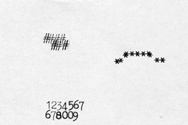 #### ### ***** * * * * ** 1234567 678009